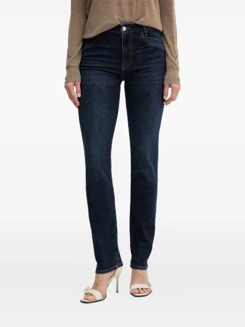 BOSS detailed straight-leg jeans