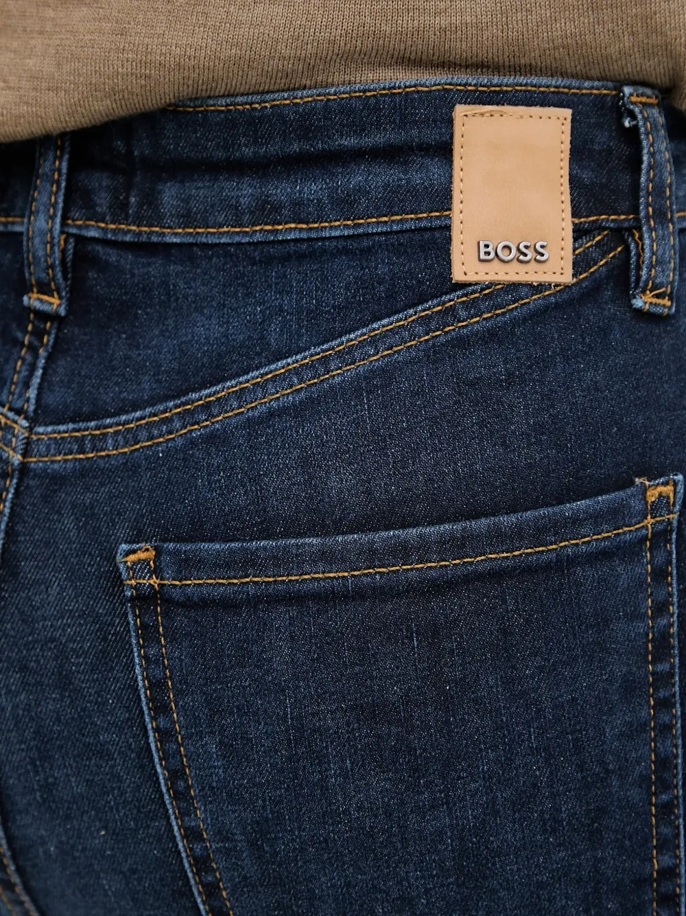 BOSS Straight jeans Blauw