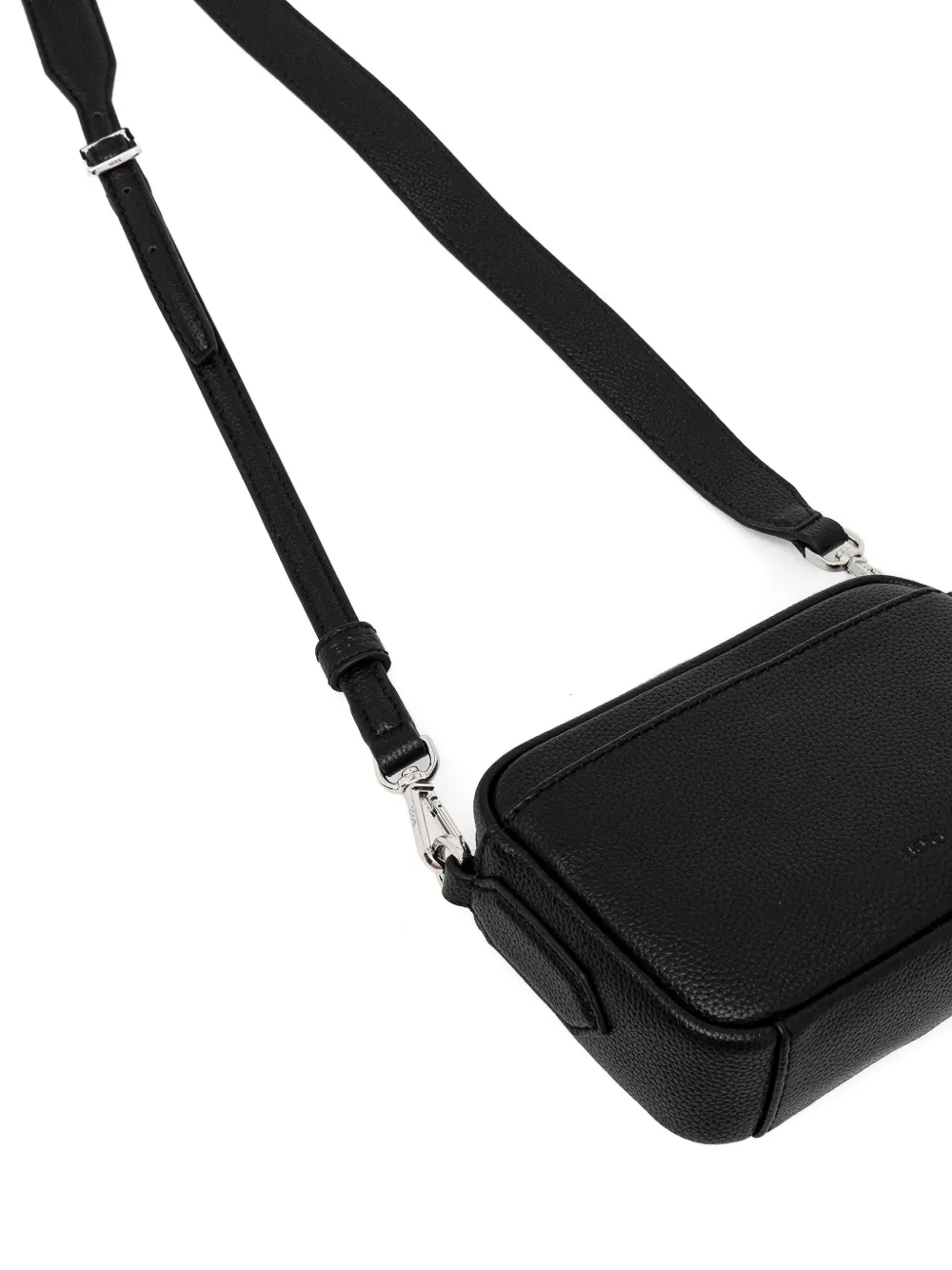BOSS Crossbodytas met logo-reliëf Zwart