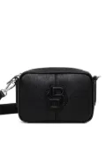 BOSS embossed-logo cross body bag - Black