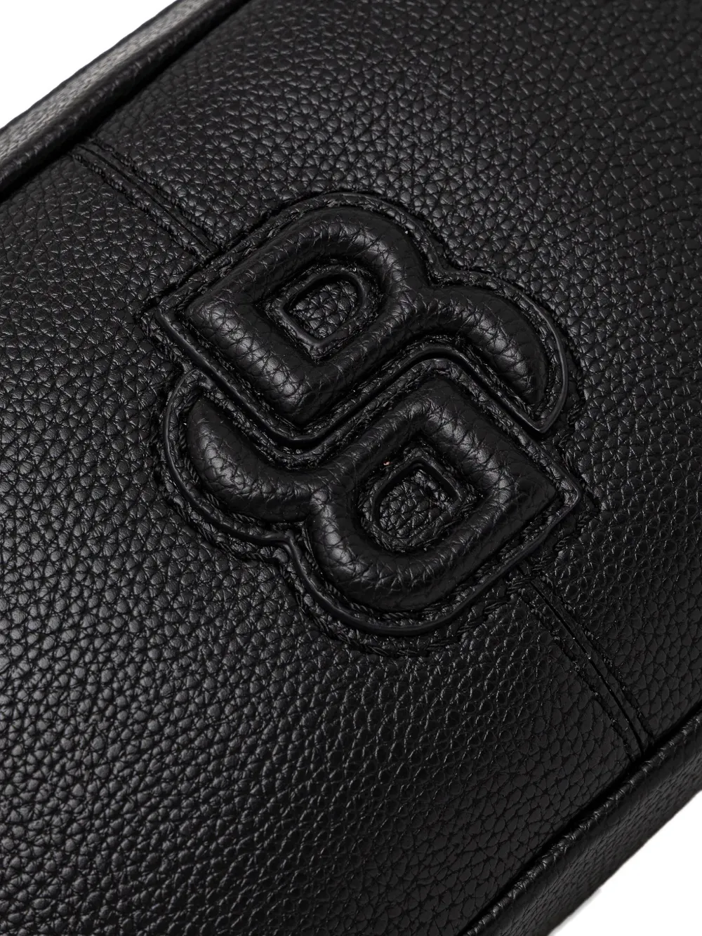 BOSS Crossbodytas met logo-reliëf Zwart