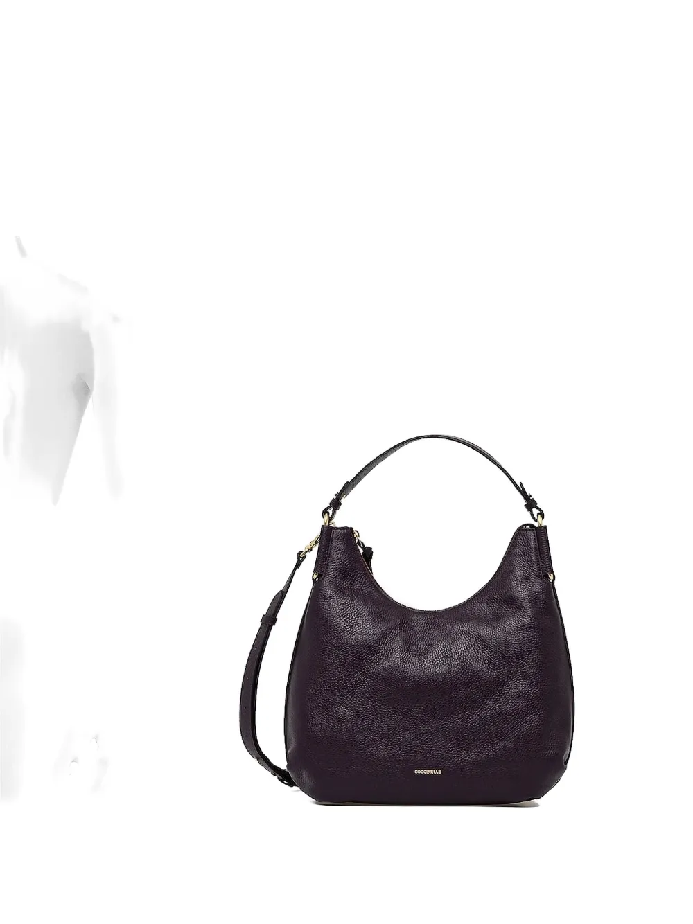 Coccinelle small Rebekka leather tote bag Zwart