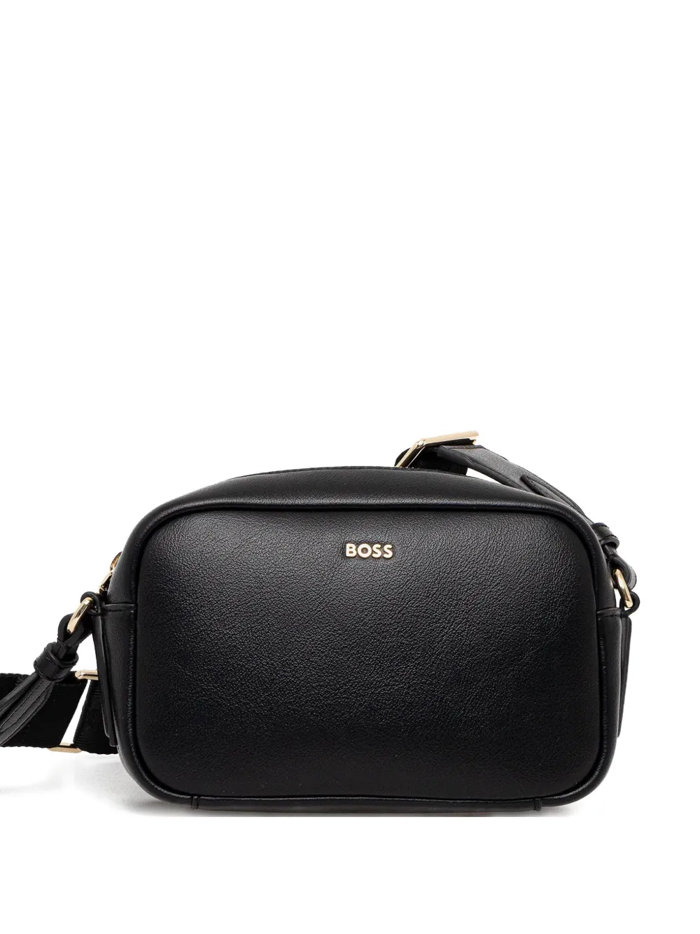 BOSS logo-plaque crossbody bag - Nero