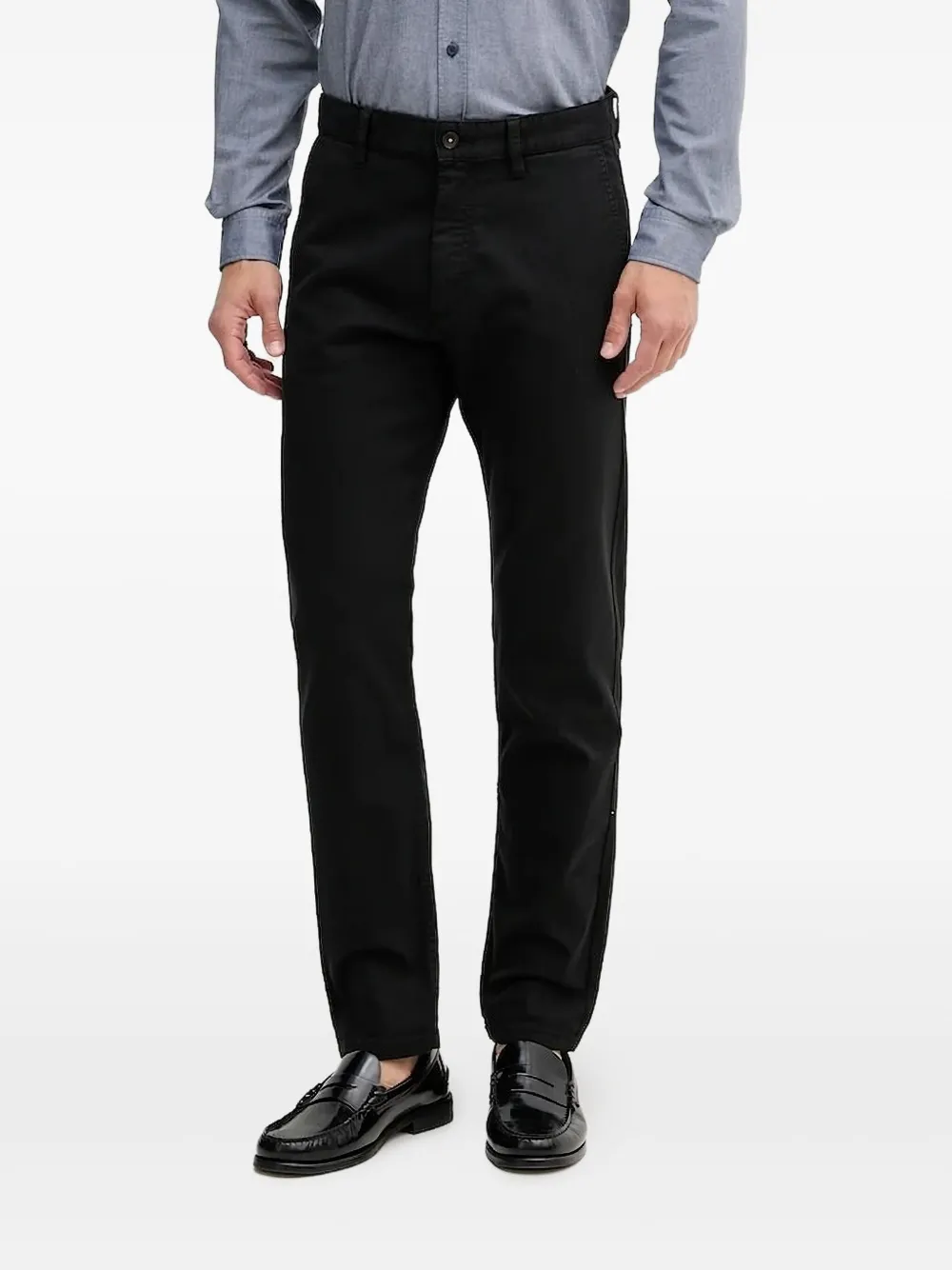 BOSS logo patch trousers | Black | Image 1