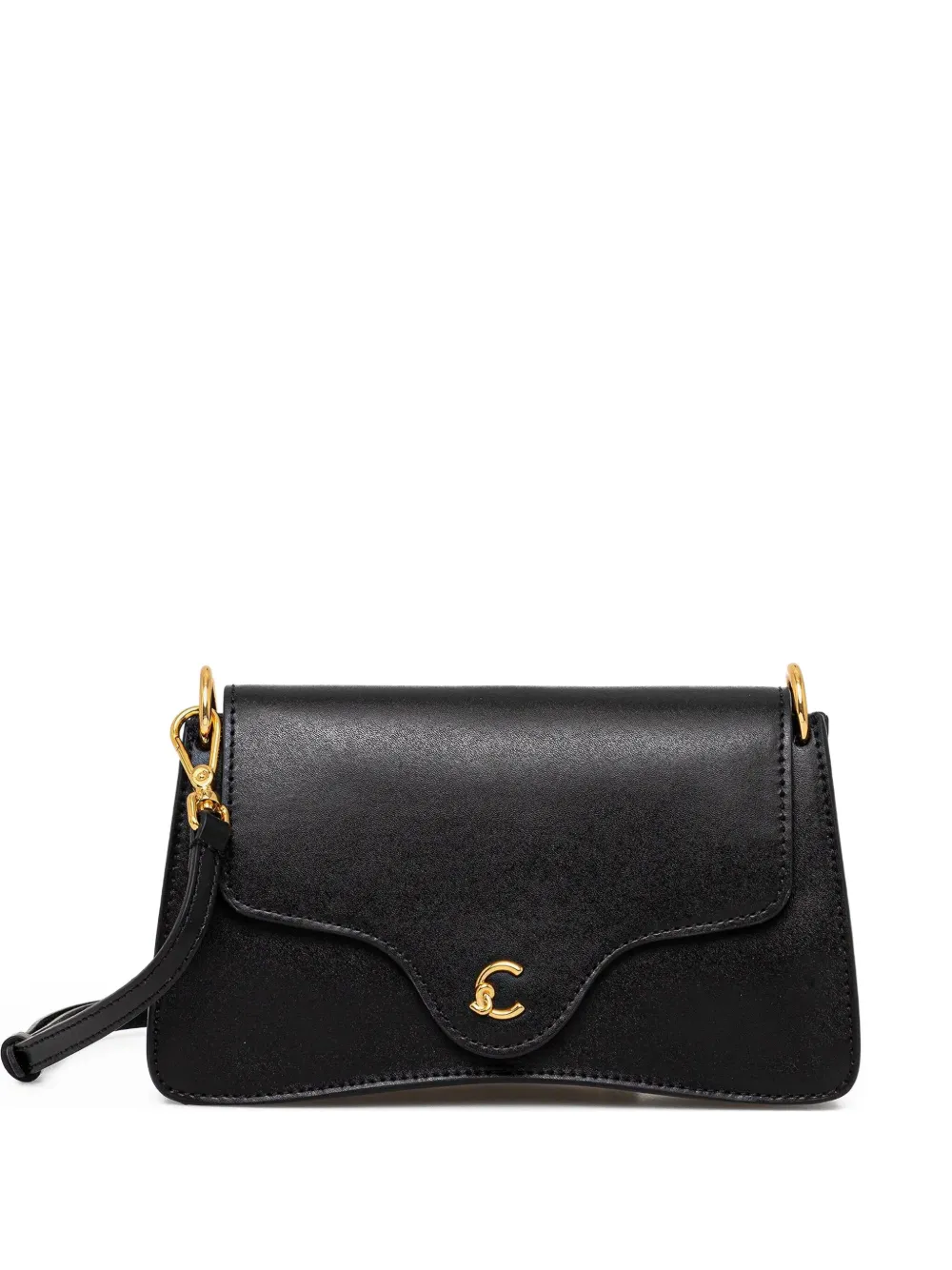 C-Me leather shoulder bag