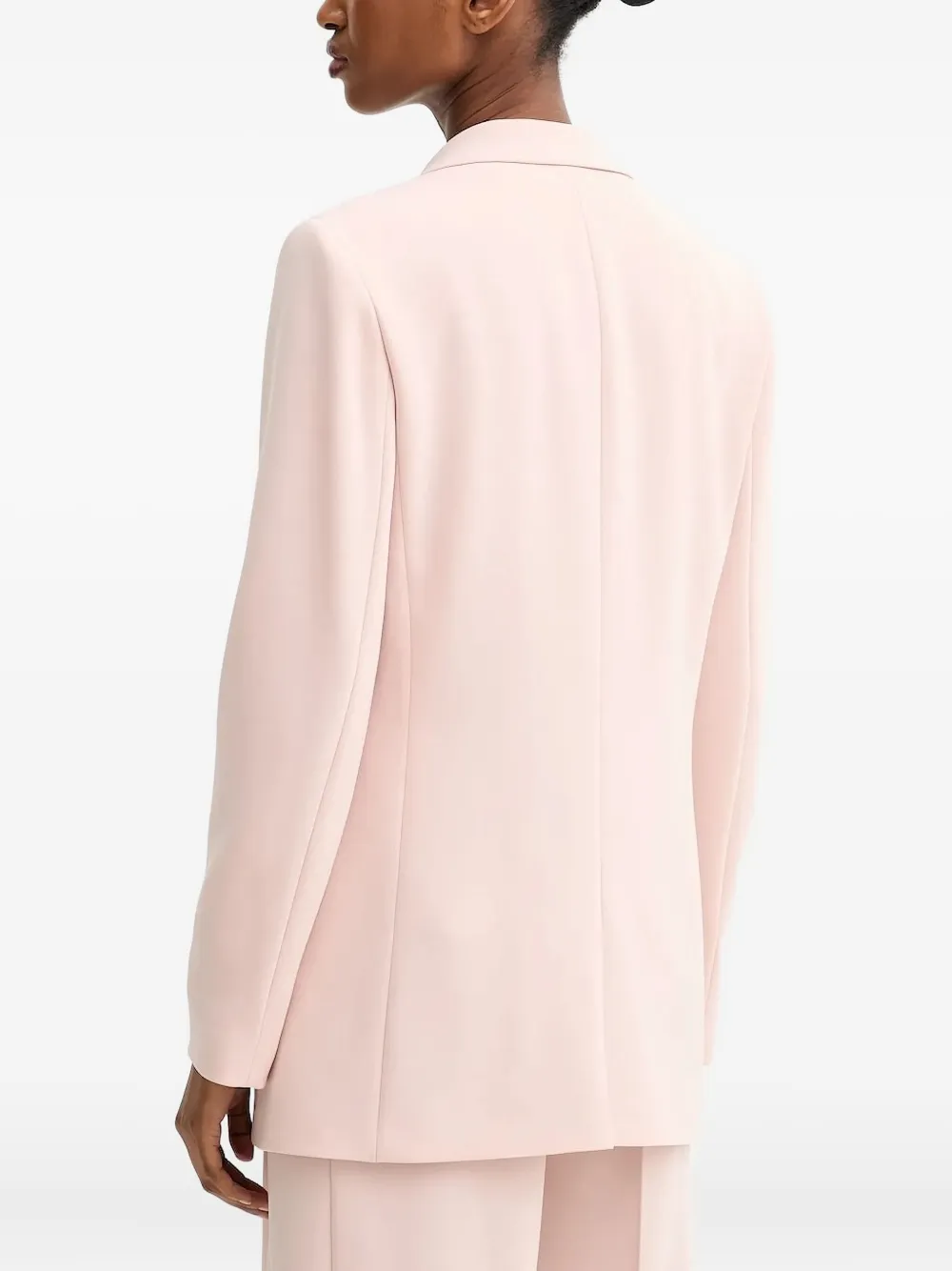 Hugo Boss Single-breasted Blazer In Pink