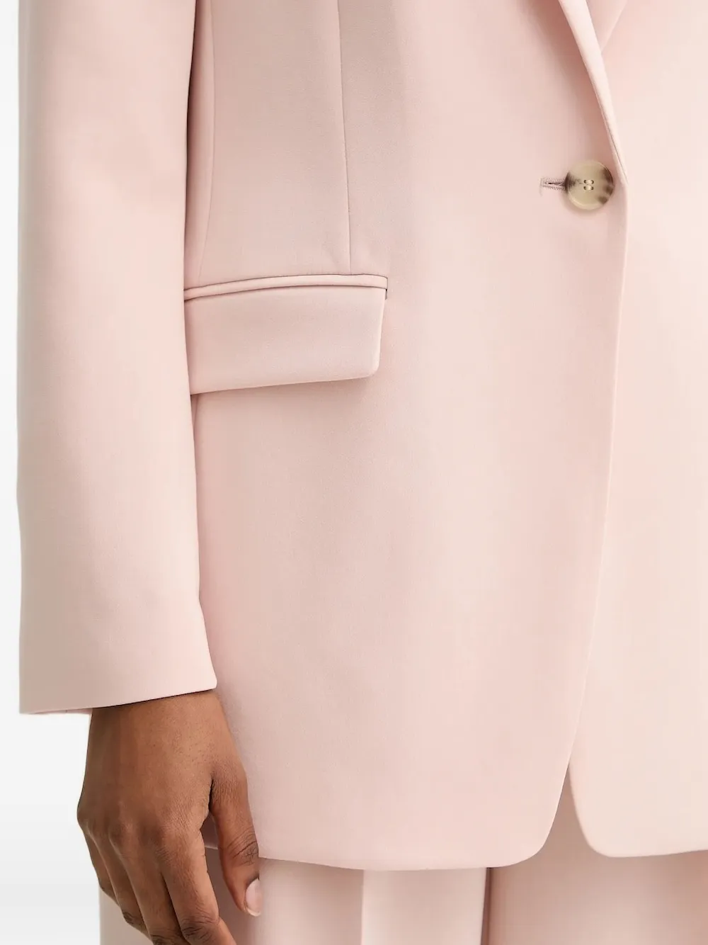 Hugo Boss Single-breasted Blazer In Pink