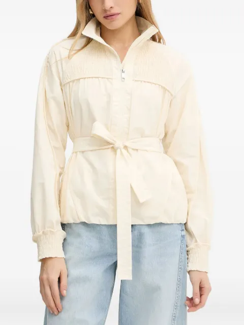 BOSS smocked-panel elasticated jacket