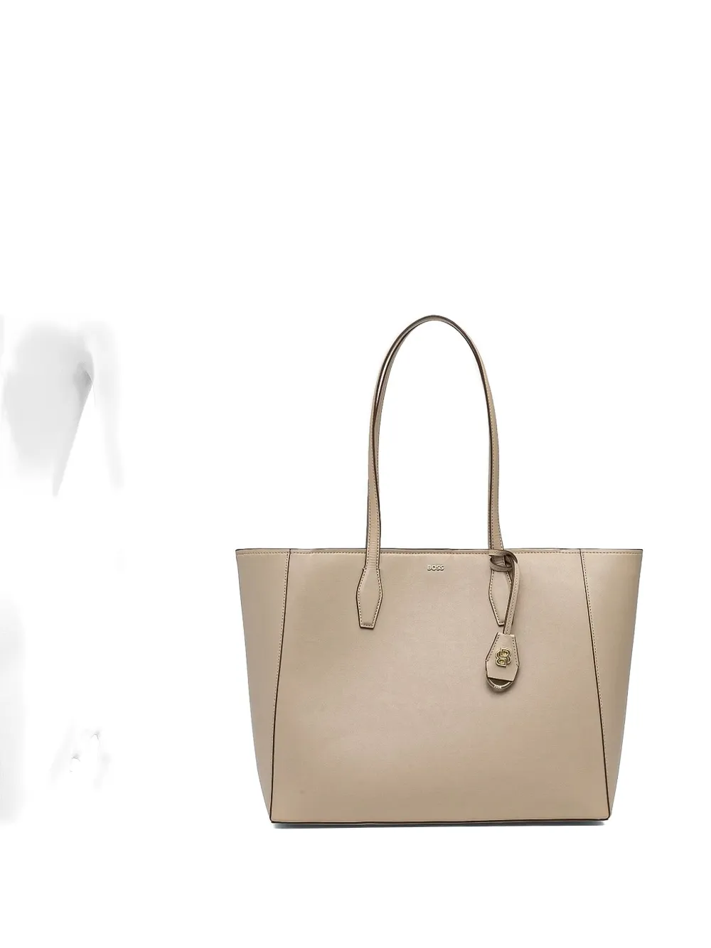 Hugo Boss Numah Logo-plaque Shoulder Bag In Neutral