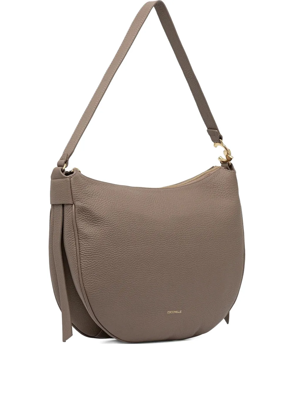 Coccinelle medium C-easy zip-top shoulder bag Bruin