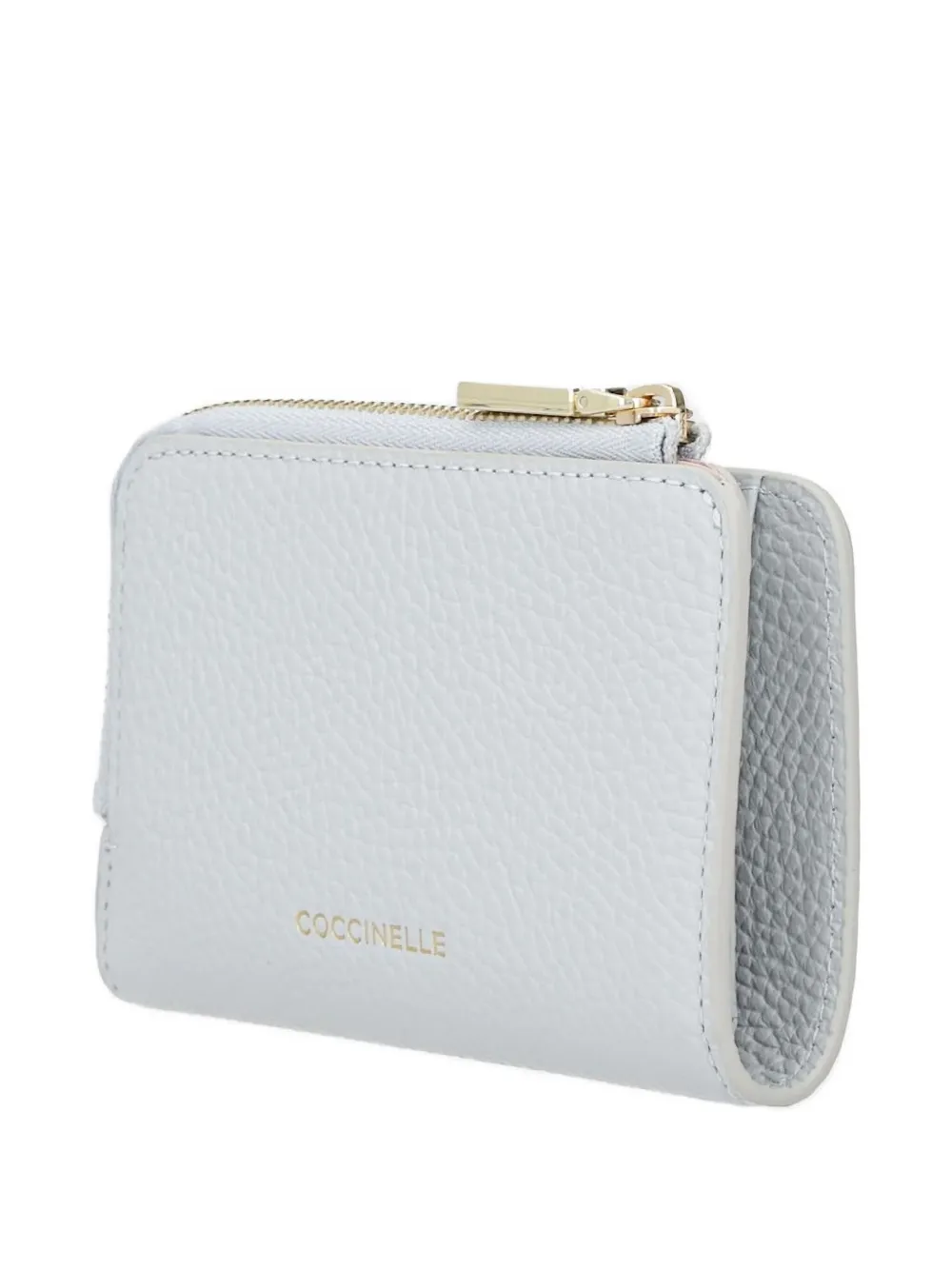 Coccinelle zip-around logo wallet Grijs