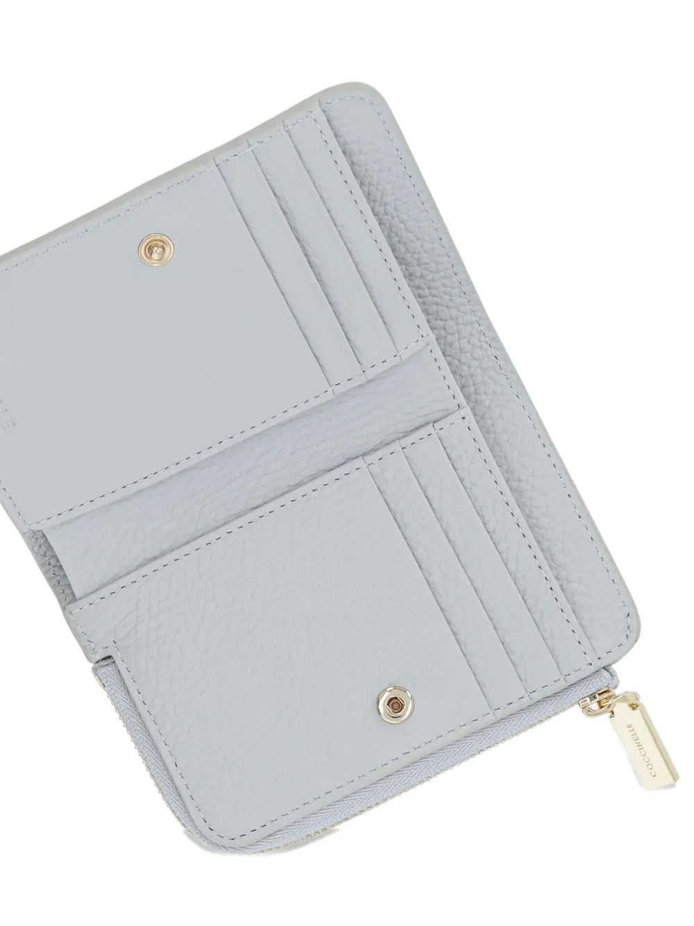 Coccinelle zip-around logo wallet Grijs