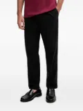 BOSS embroidered-pocket trousers - Black