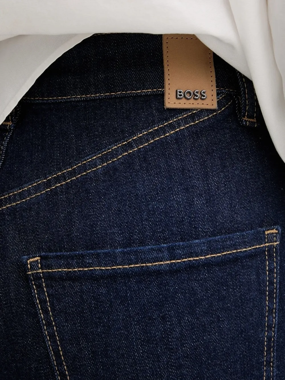 Hugo Boss Bootcut Jeans In Blue