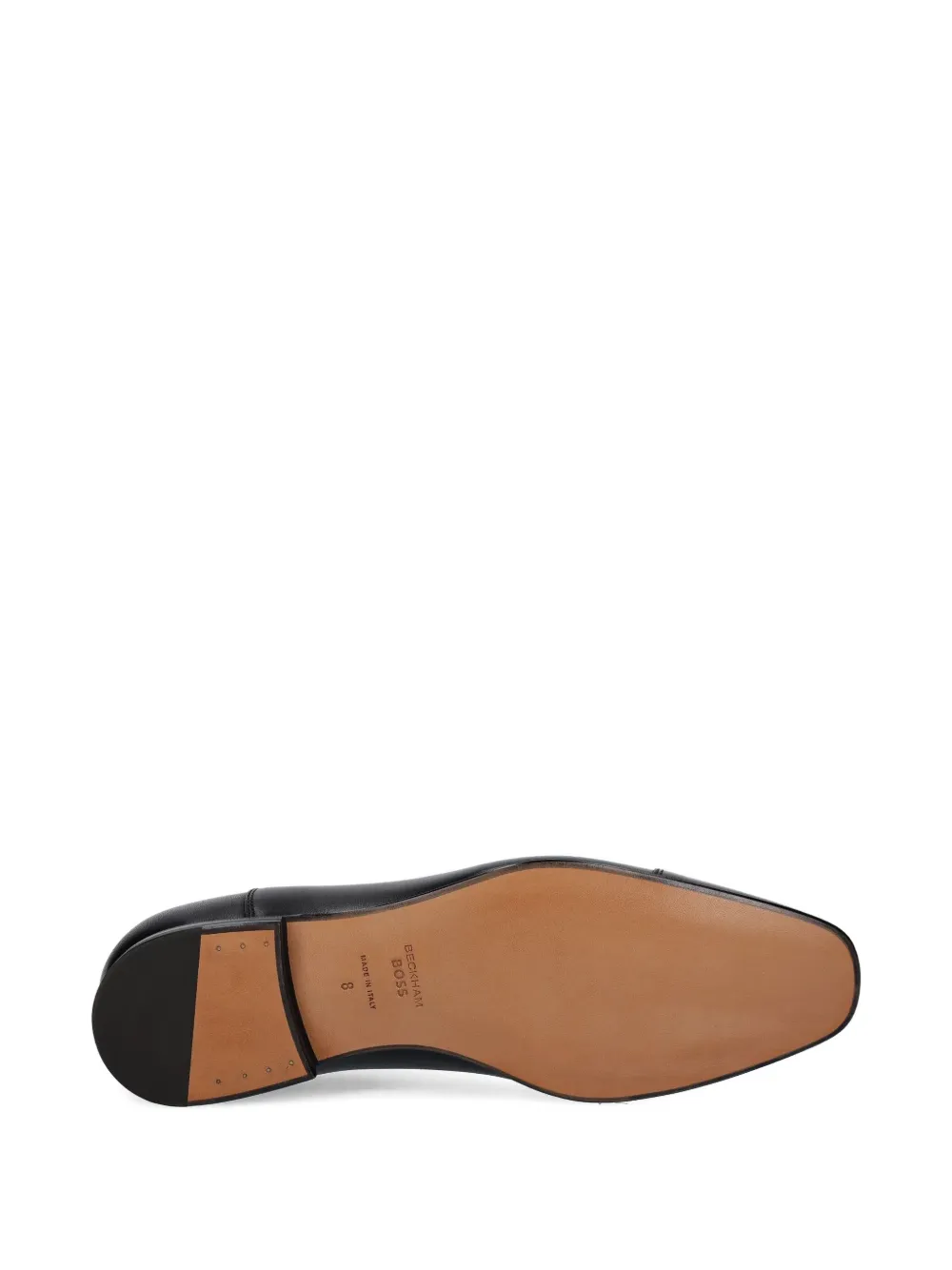 BOSS stitching-details shoes Black