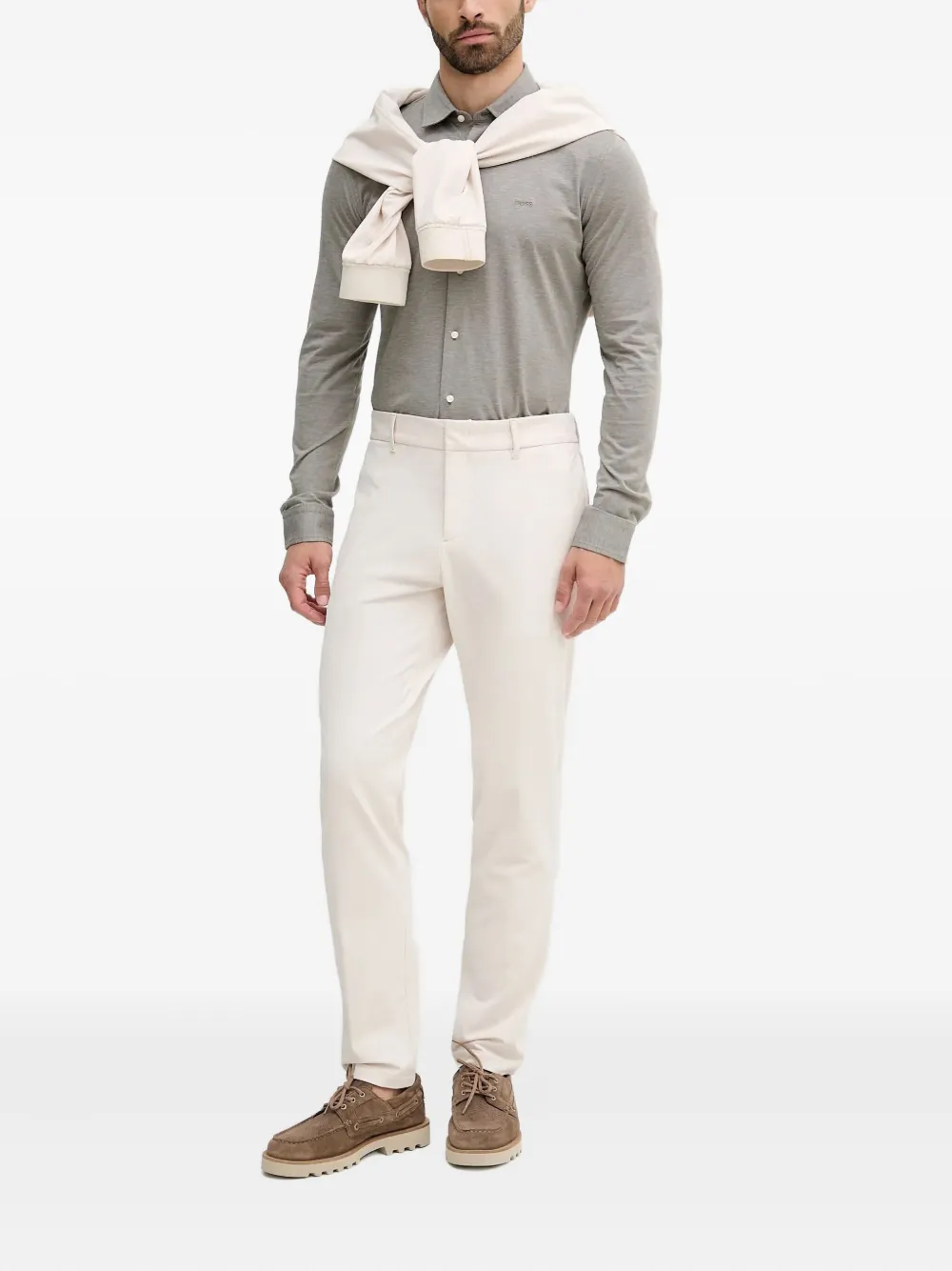 BOSS embroidered-logo shirt | Image 2