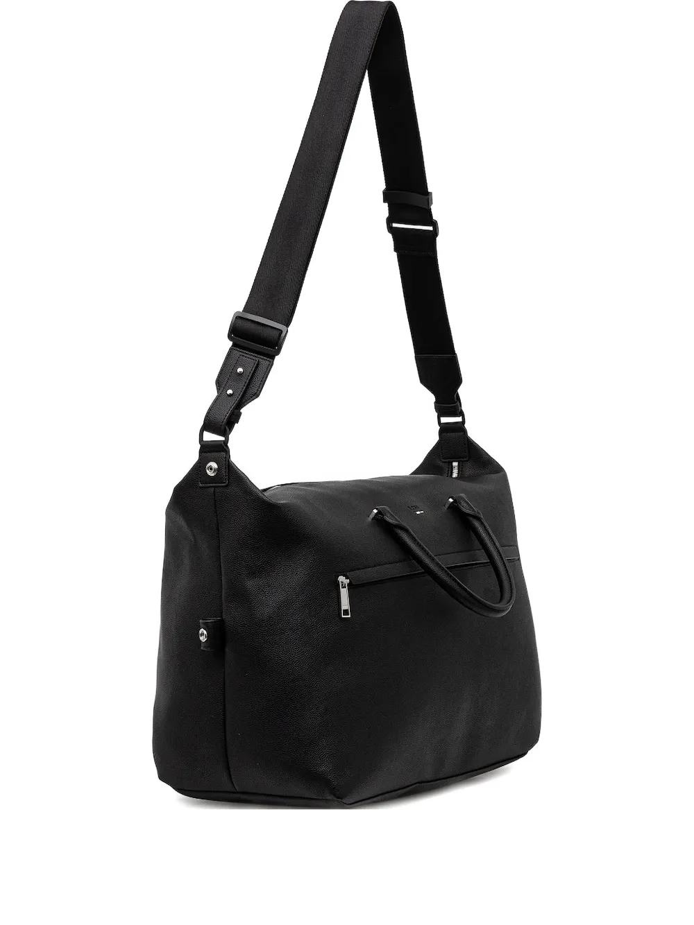 BOSS top-zip top-handle holdall Zwart