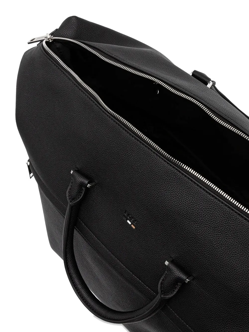 BOSS top-zip top-handle holdall Zwart