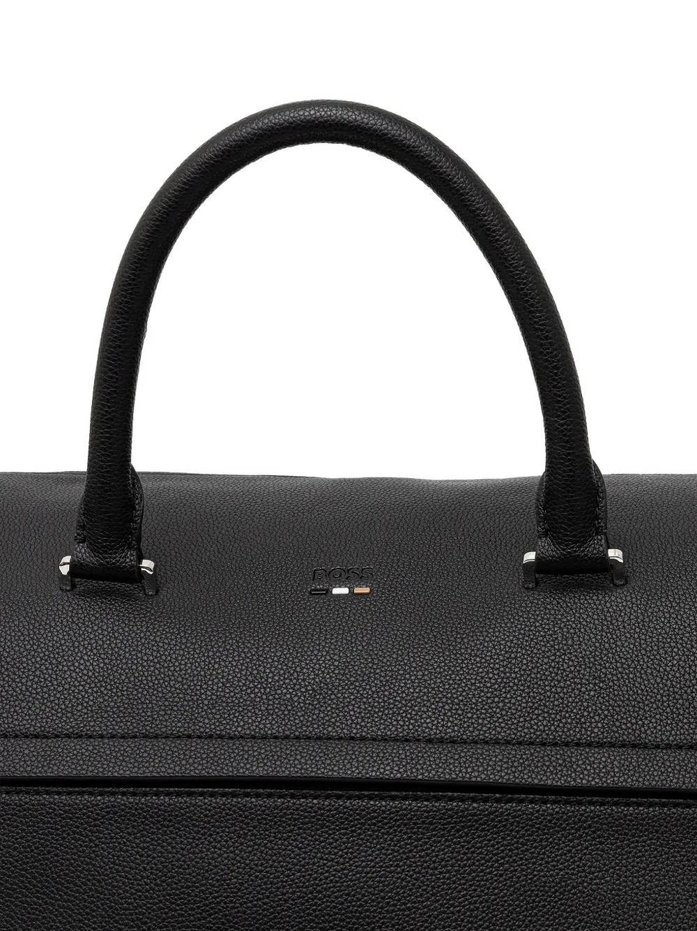 BOSS top-zip top-handle holdall Zwart
