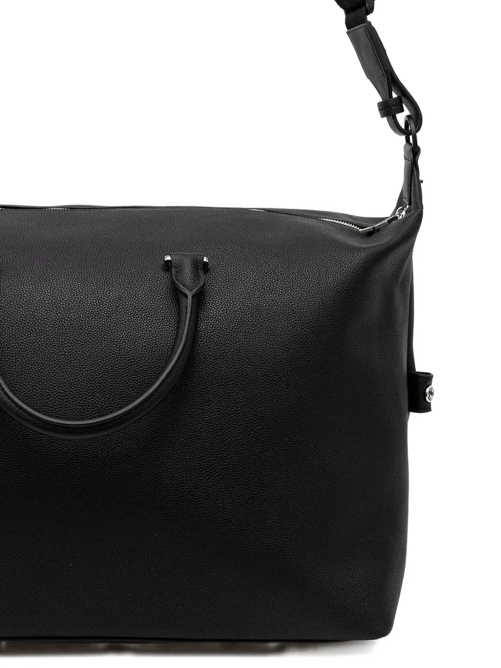 BOSS top-zip top-handle holdall Zwart
