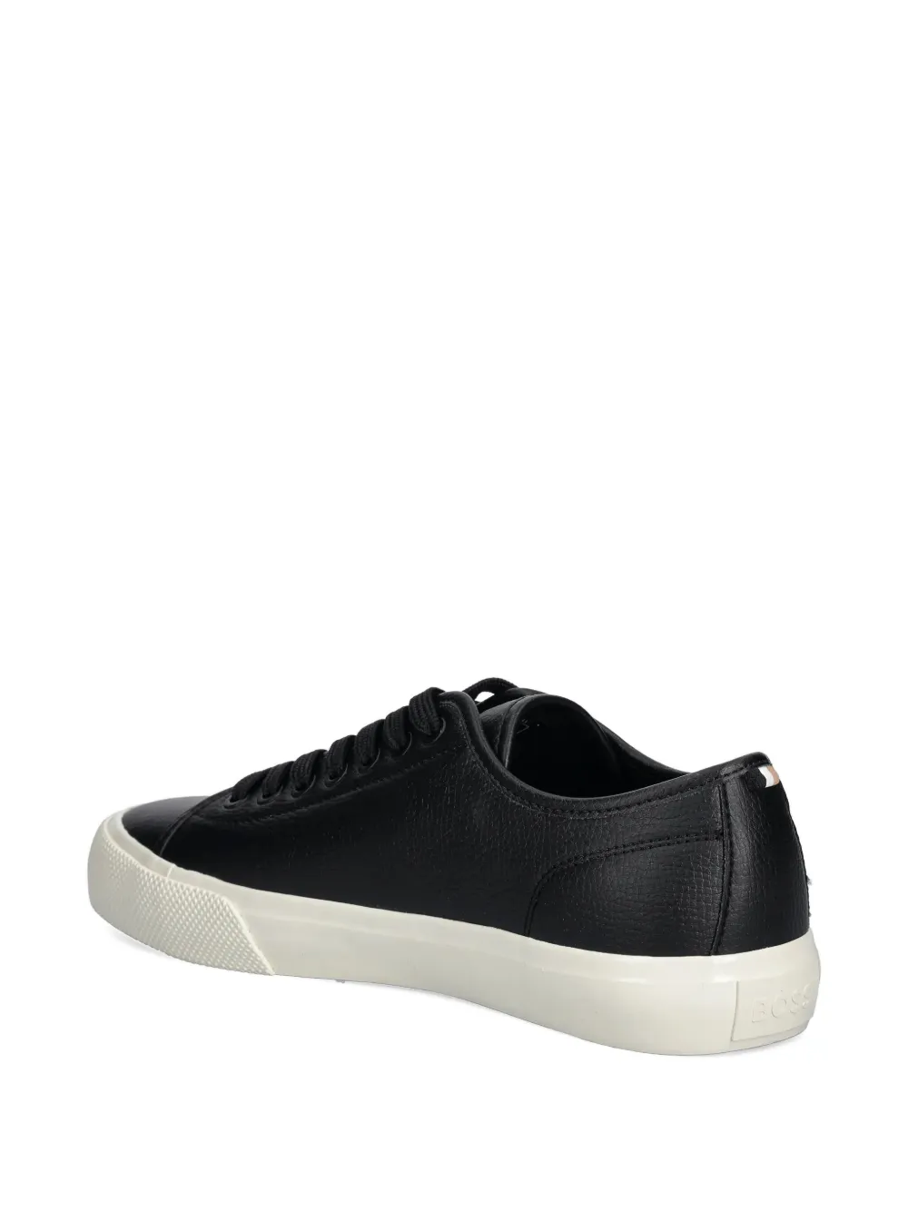 BOSS faux-leather sneakers Black