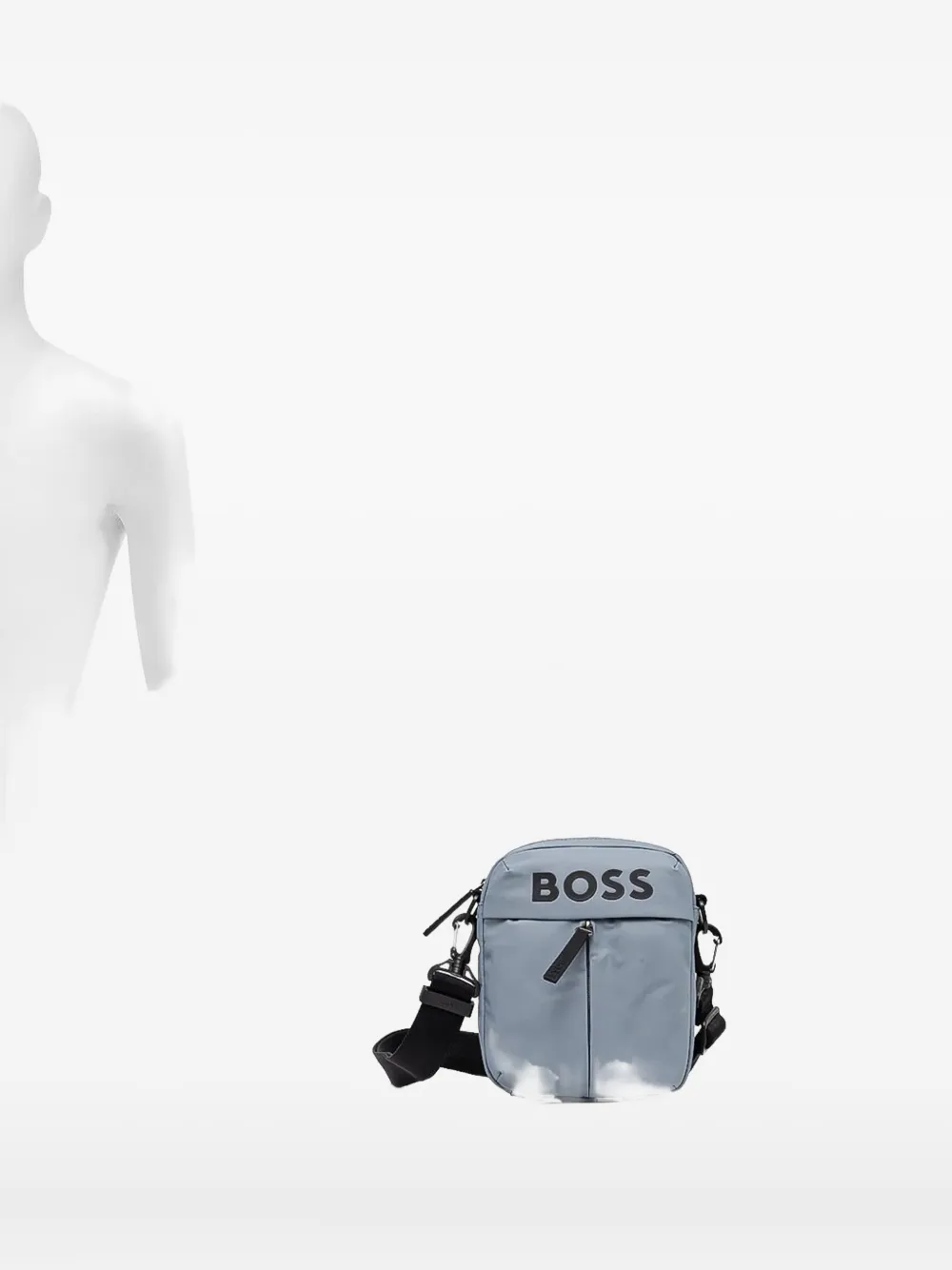 BOSS Marsupio con applicazione logo - Grigio