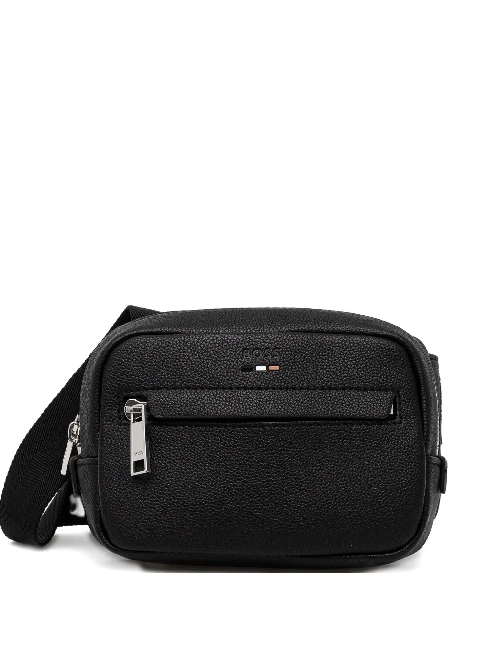 BOSS logo zip-fastening shoulder bag | Black | Image 1