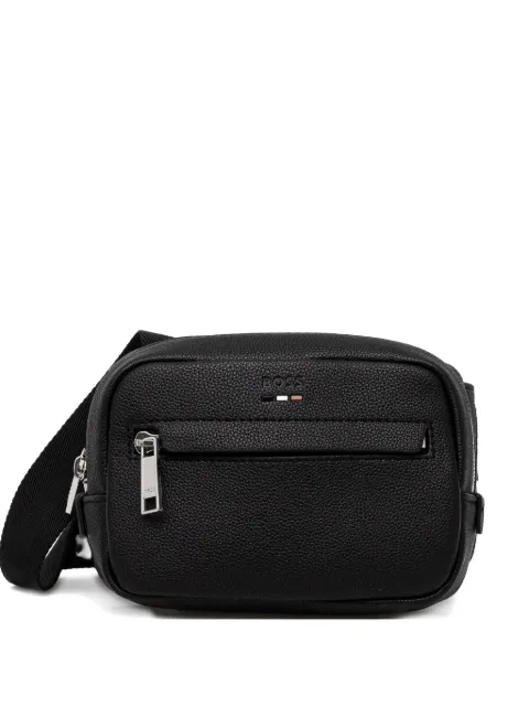 BOSS logo zip-fastening shoulder bag