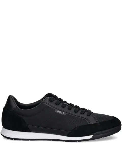 BOSS panelled lace-up low-top sneakers