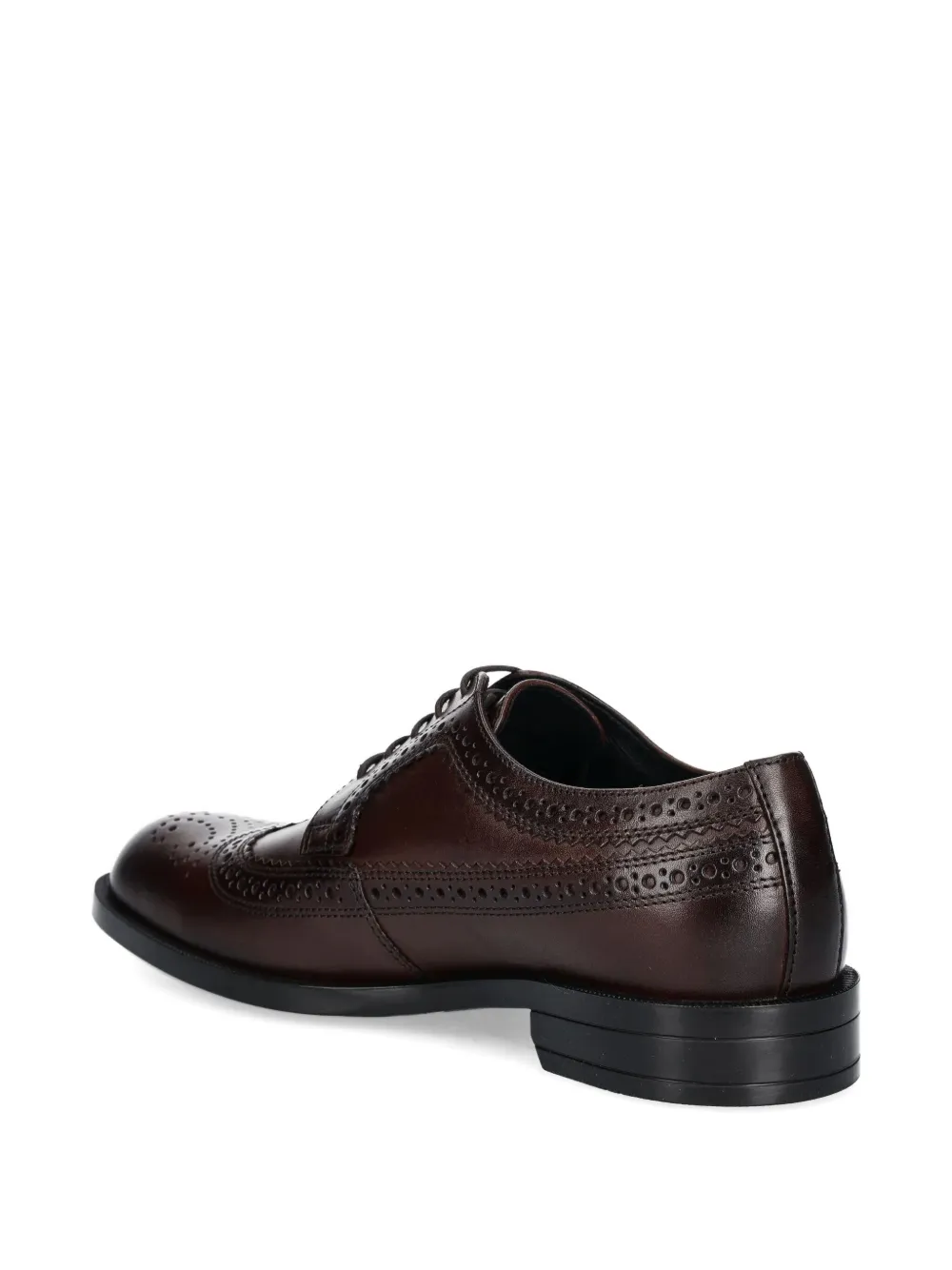 BOSS brogue lace-up shoes Brown