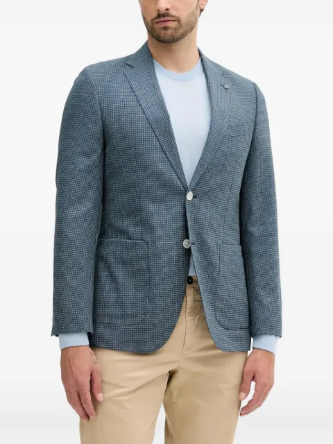 BOSS Janson checked single-breasted blazer