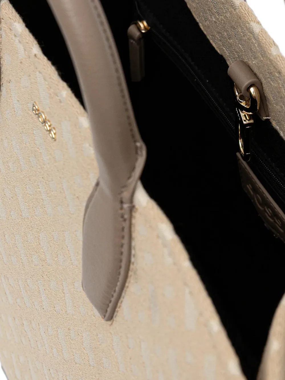 BOSS Heuptas met logoplakkaat Beige