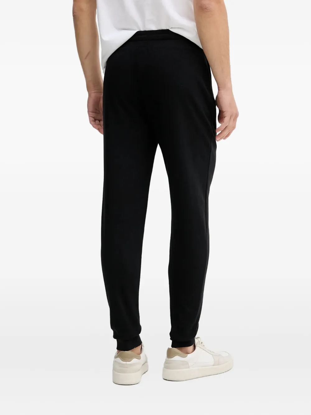 BOSS Broek met trekkoord Zwart