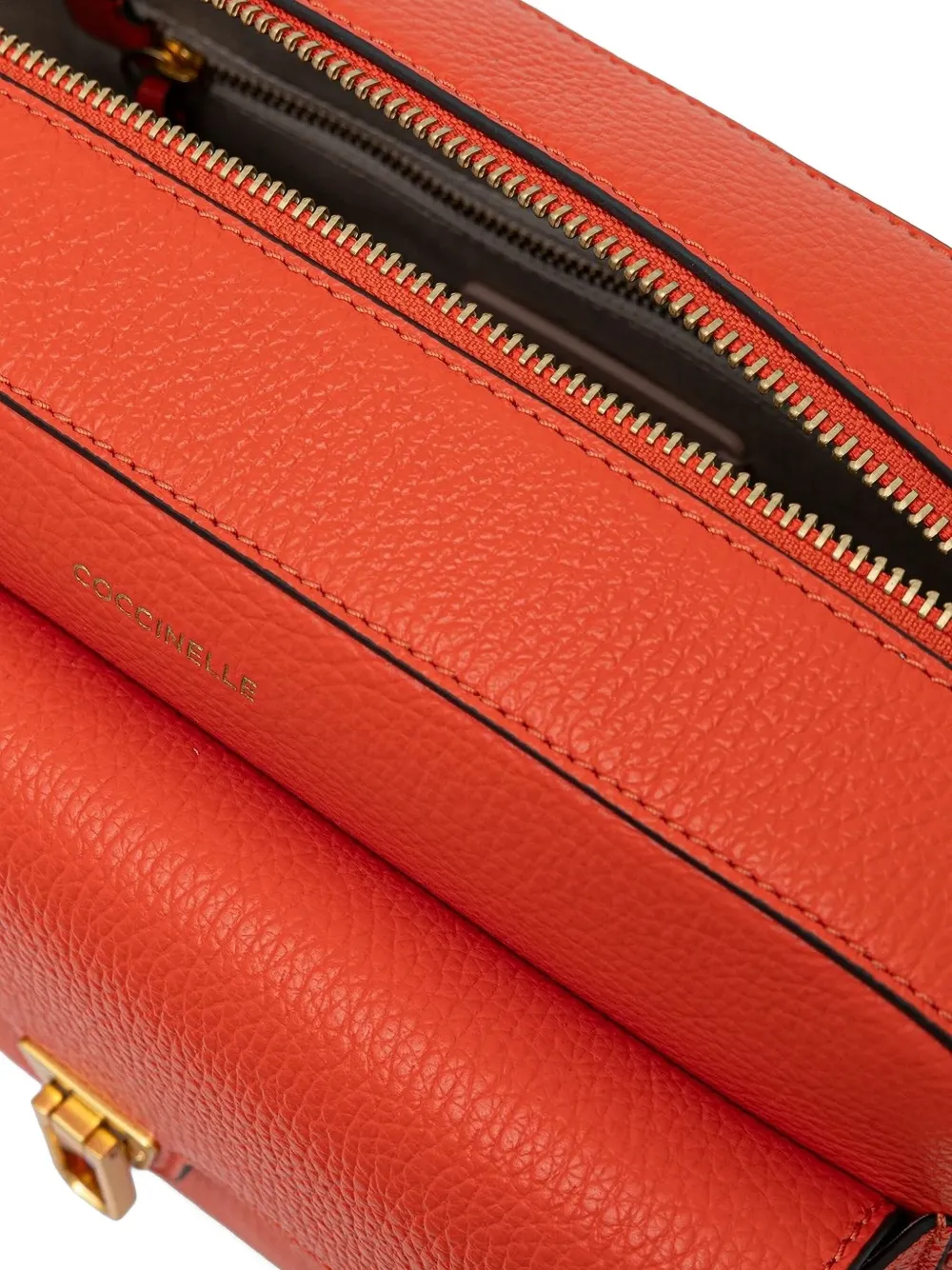 Coccinelle flap pocket cross body bag Oranje