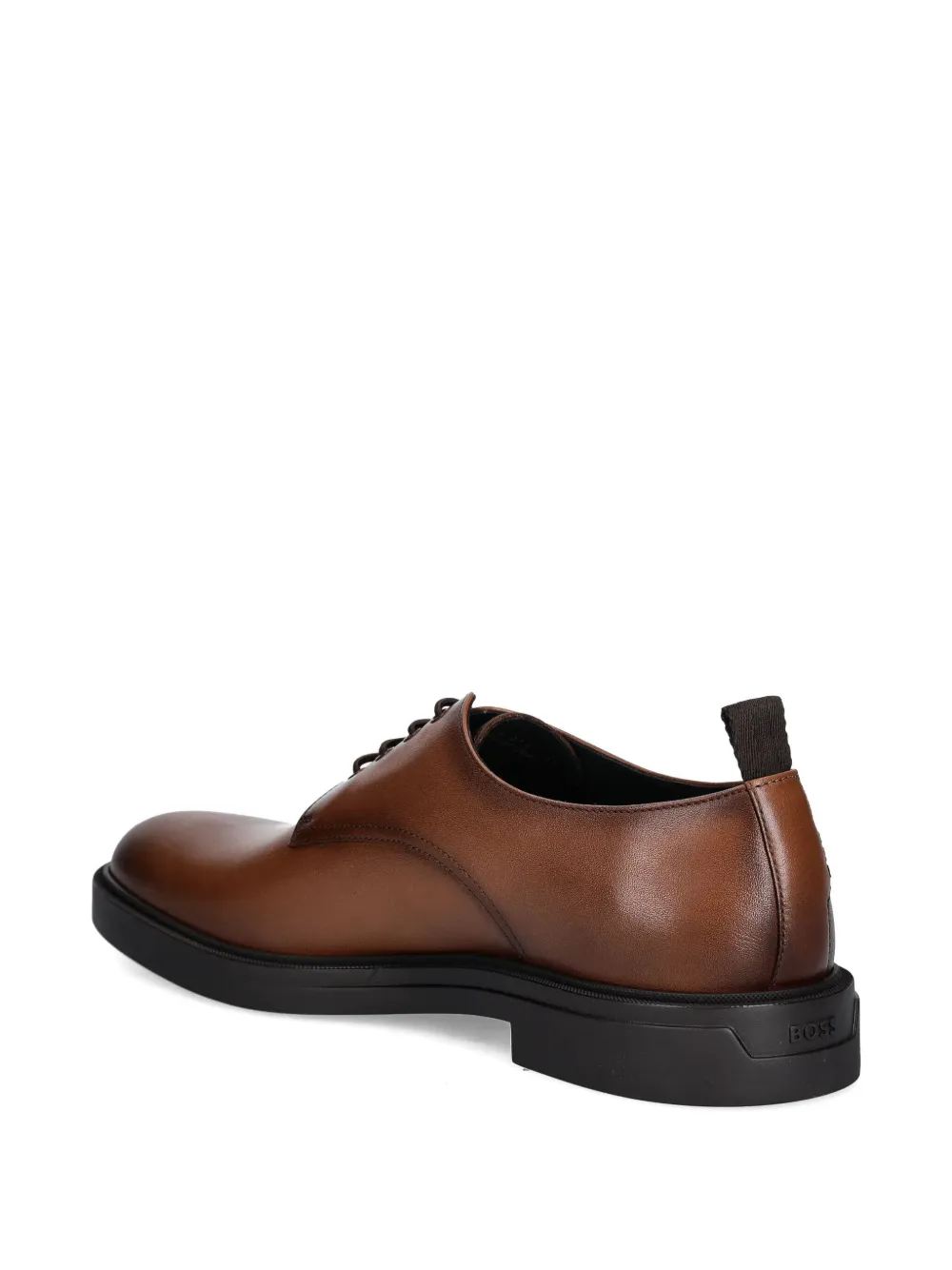 BOSS Calev leather lace-up derby shoes Brown