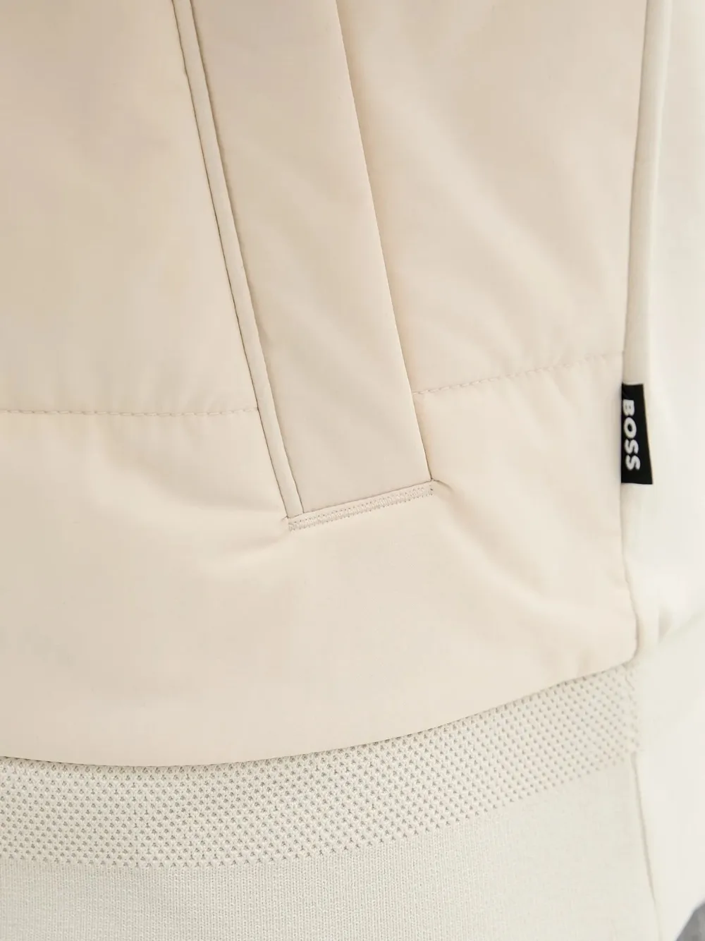 Hugo Boss Quilted Bomber Jacket In Multi