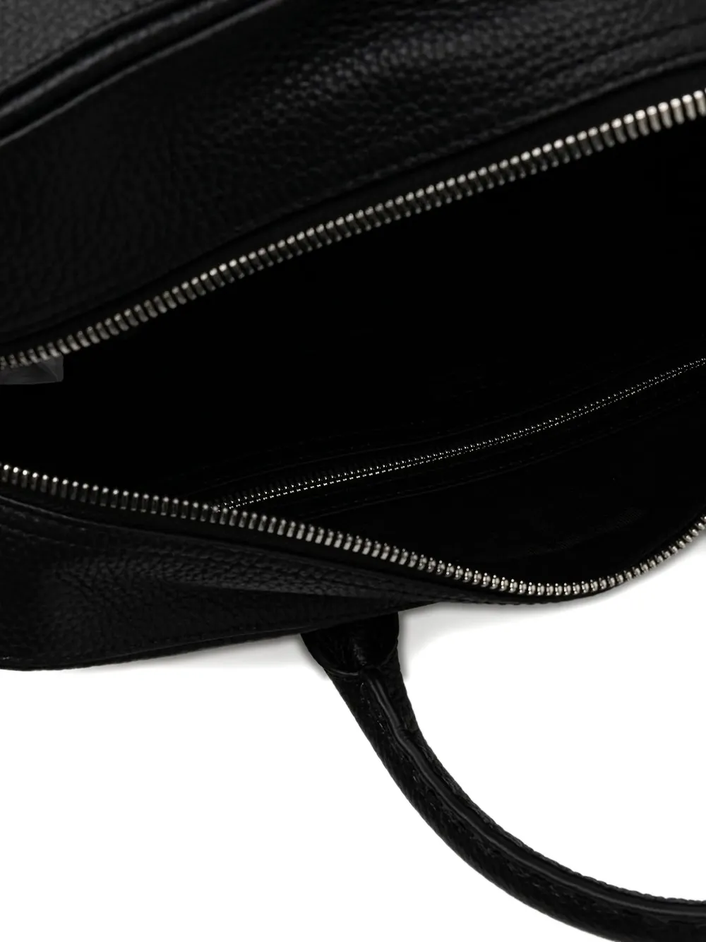 Hugo Boss Leather Top-handle Holdall In Black
