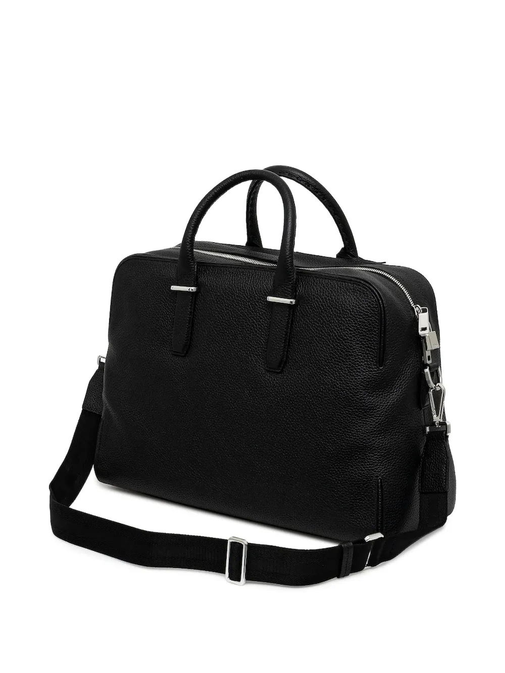 BOSS leather top-handle holdall | Image 2