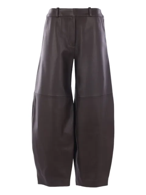 Co balloon leather trousers