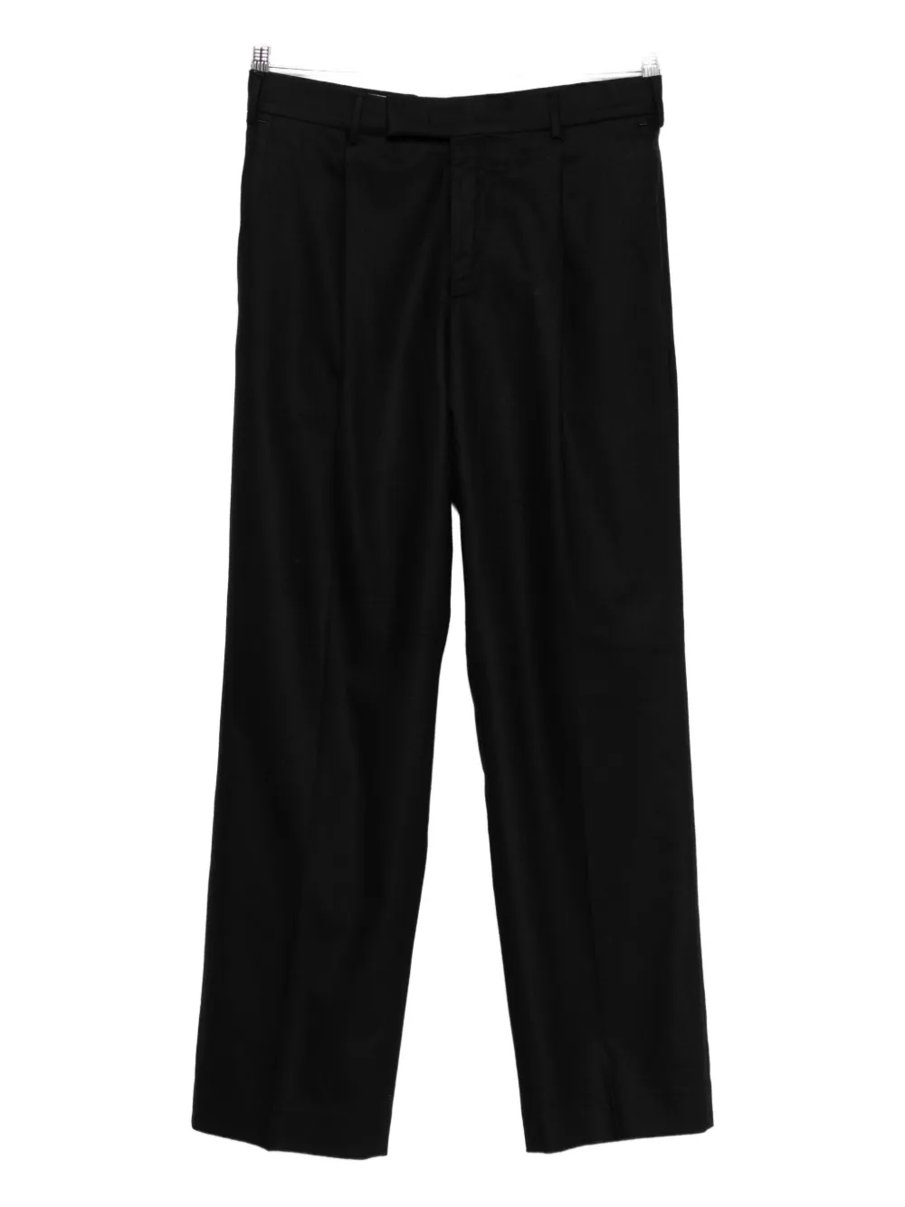 PT Torino pleat-detail trousers Zwart