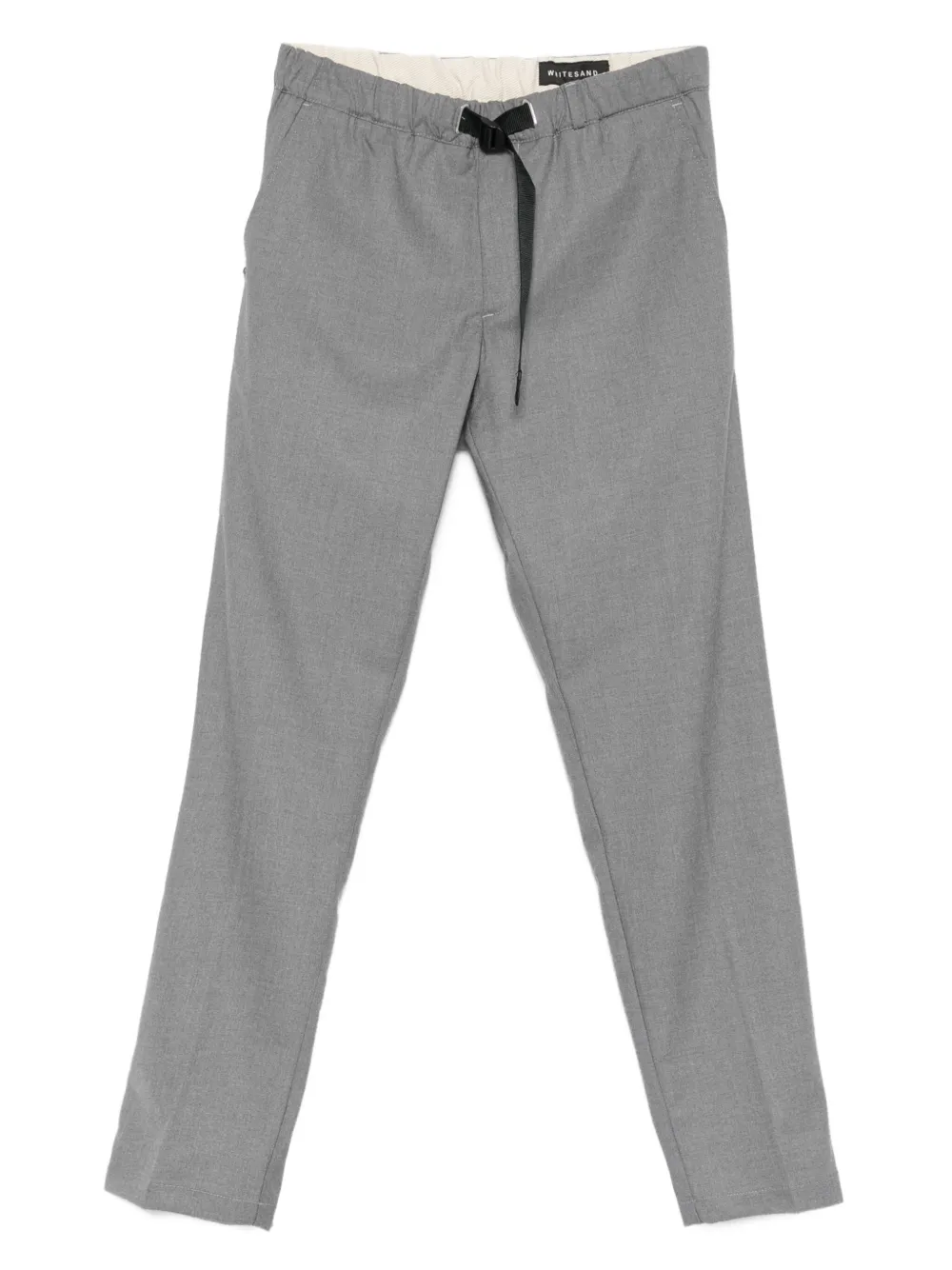 drawstring-waist trousers