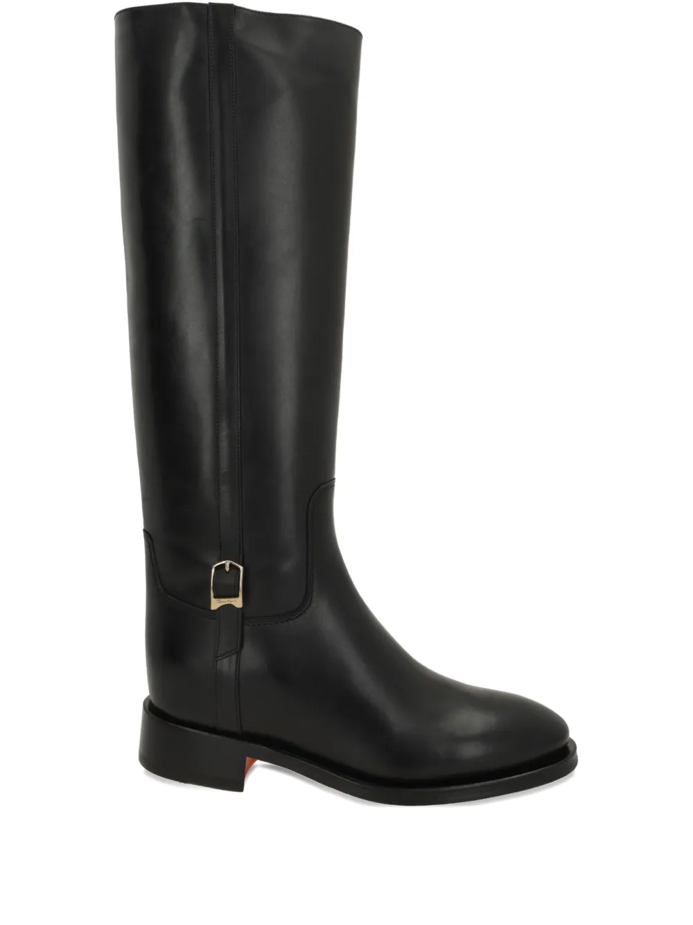 Santoni Mandy buckle-detail boots Zwart