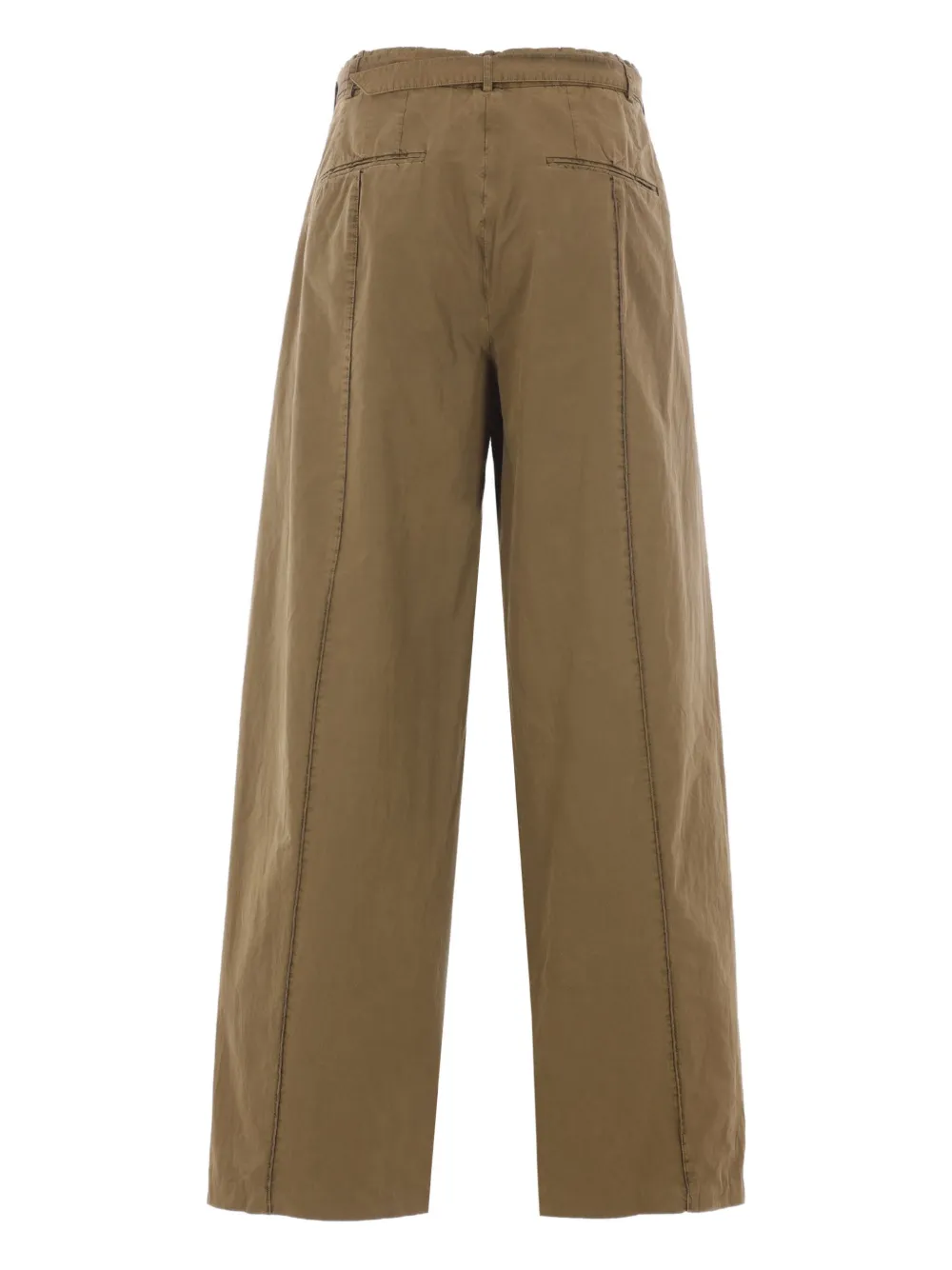 Co Broek met geplooid vlak - Bruin