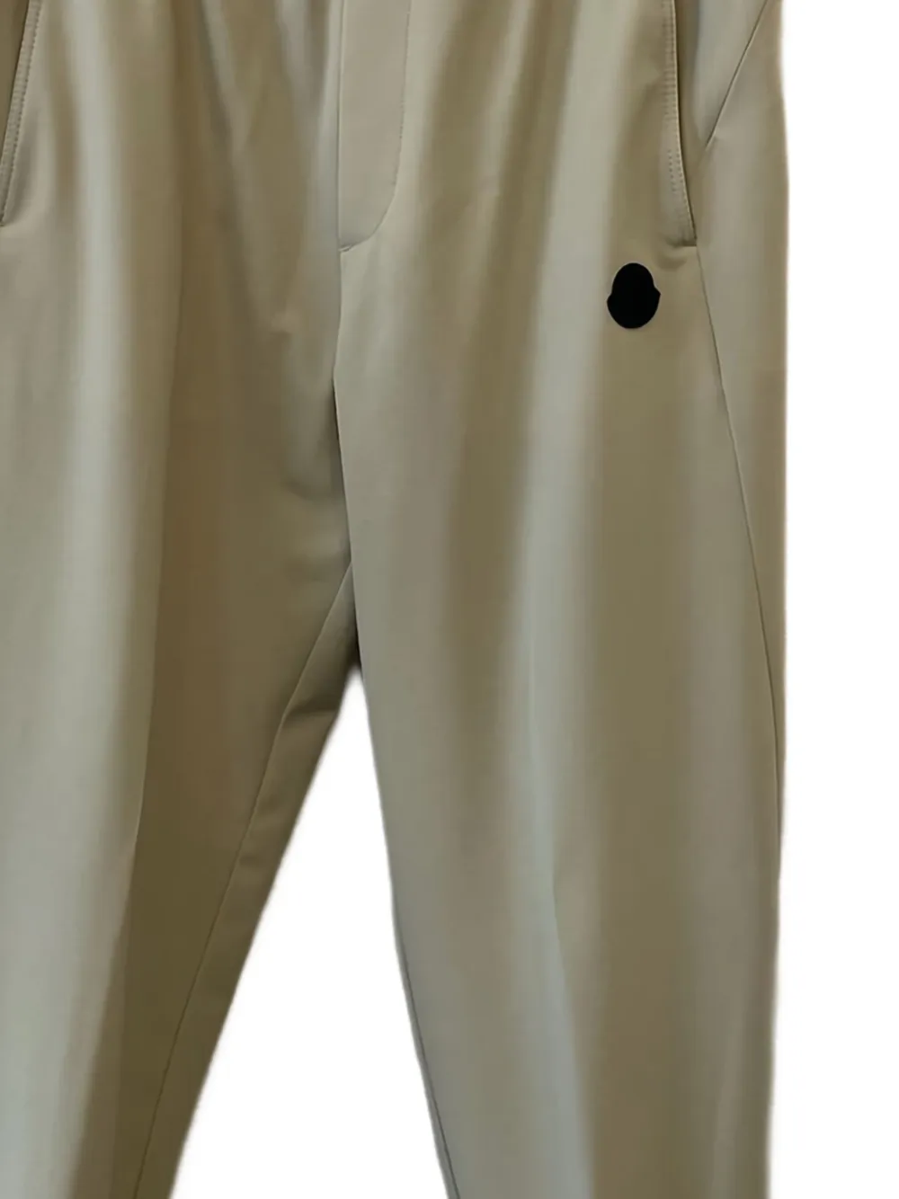 Moncler Trainingsbroek met elastische enkels - Beige