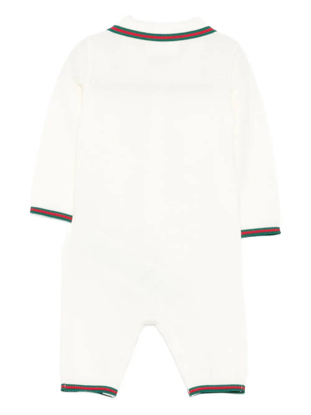 Gucci Polo-neck Jumpsuit In White