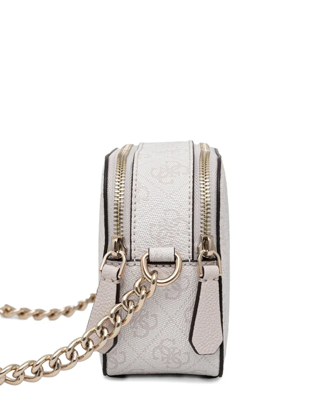 Guess Usa Logo-plaque Cross Body Bag In White