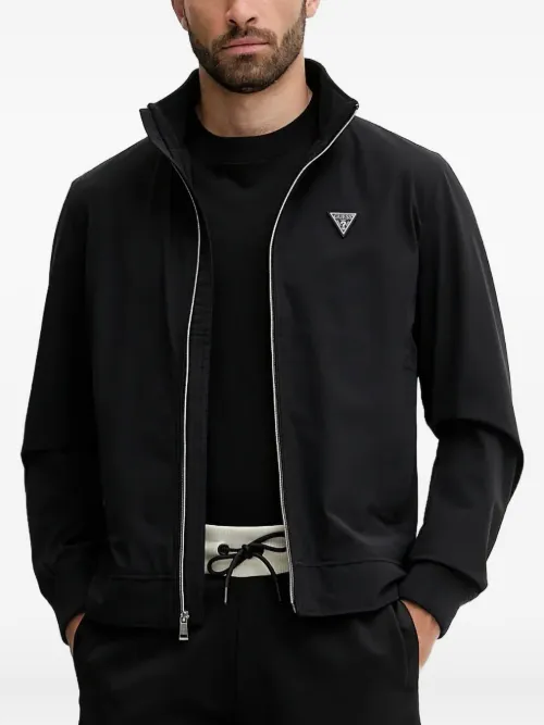 Veste zippée à plaque logo - GUESS USA - Modalova