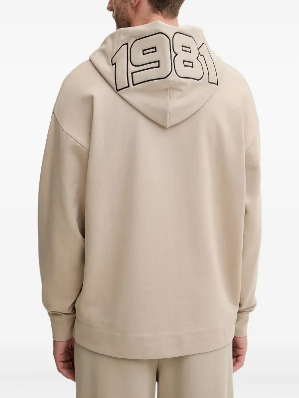 GUESS USA 1981 ロゴ パーカー | ニュートラル | FARFETCH JP