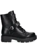 GUESS USA lace-up biker boots - Black