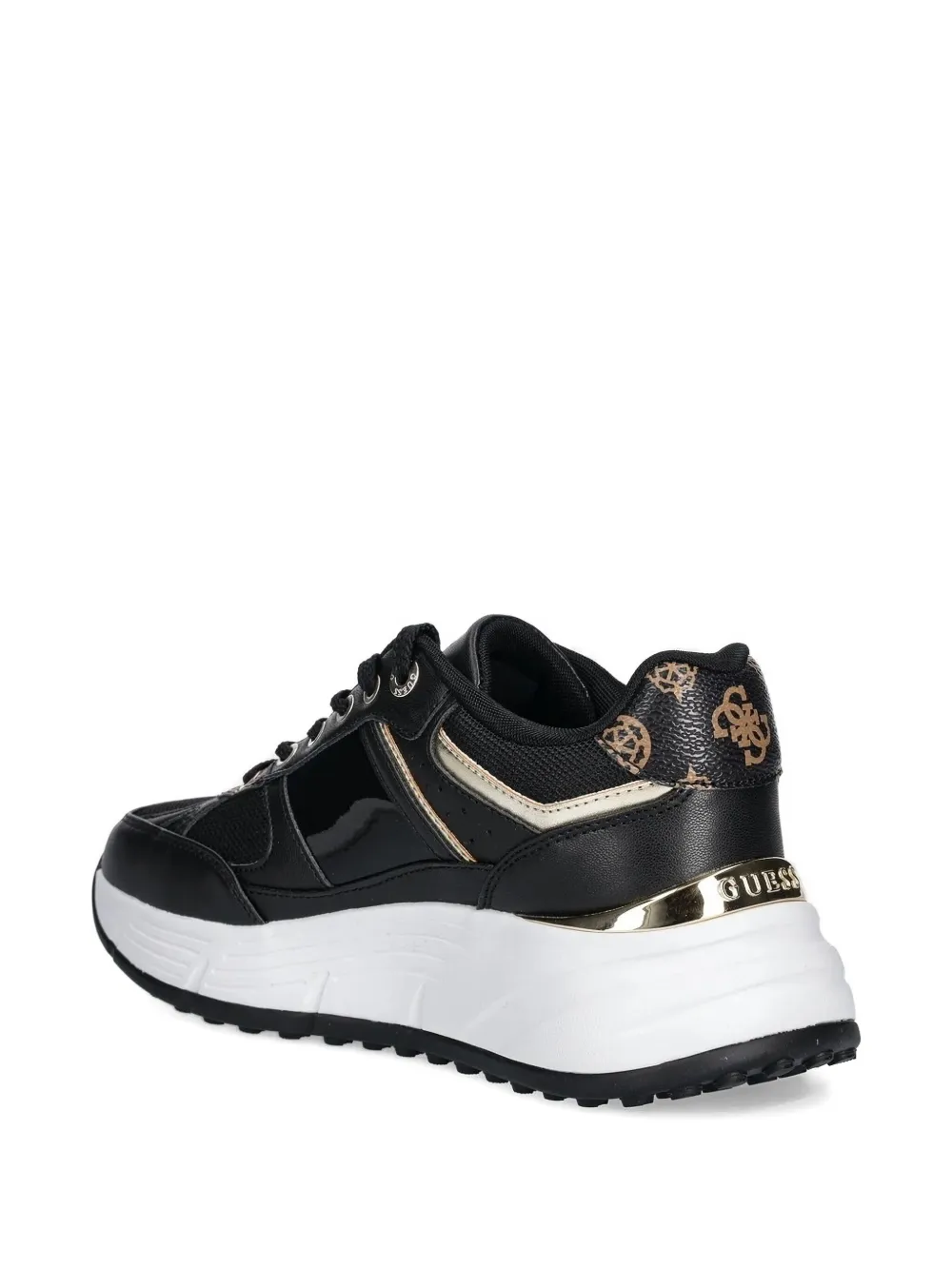 GUESS USA Sneakers met logoplakkaat Zwart